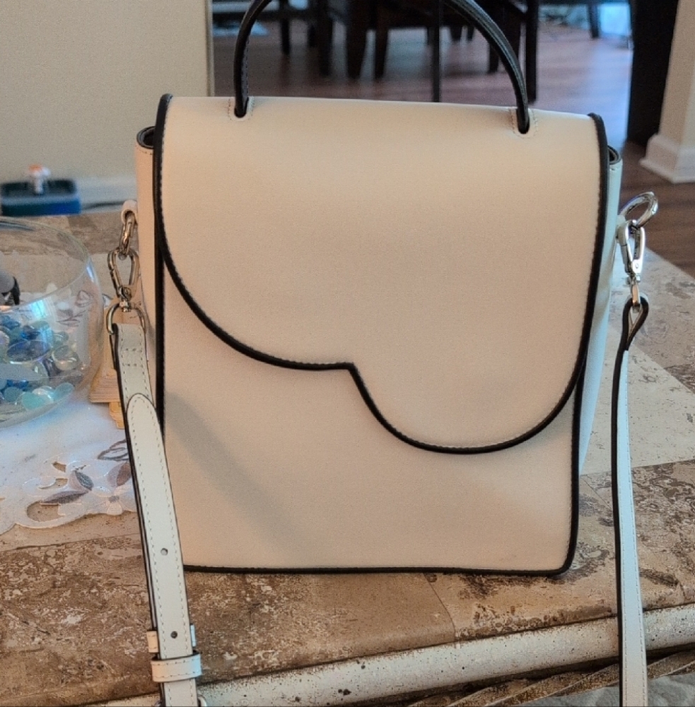 Sleek White Crossbody Brand Is Bapy New Out Of Stock Online Retail For250.00